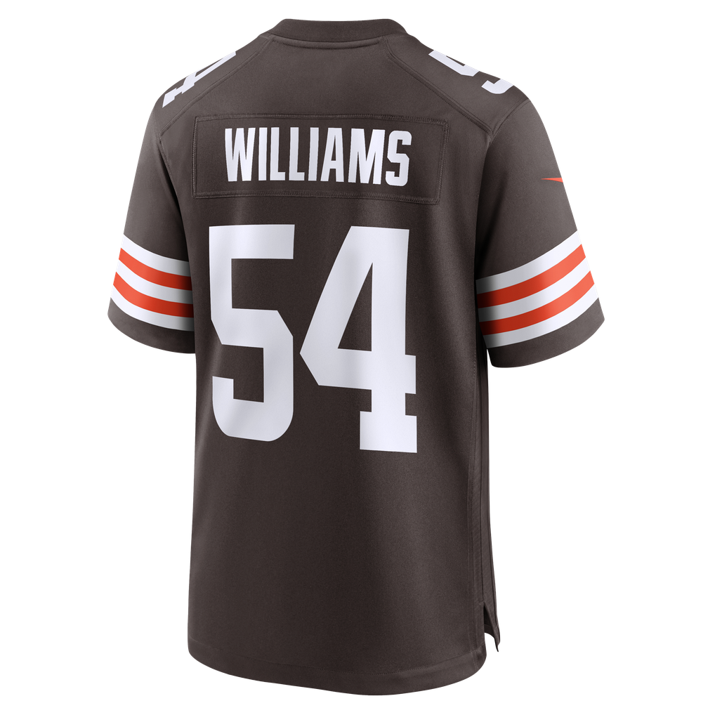 Men's Cleveland Browns Sam Williams Brown Team Game Jersey