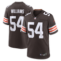 Men's Cleveland Browns Sam Williams Brown Team Game Jersey