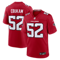 Men's Atlanta Falcons Samson Ebukam Red Team Game Jersey