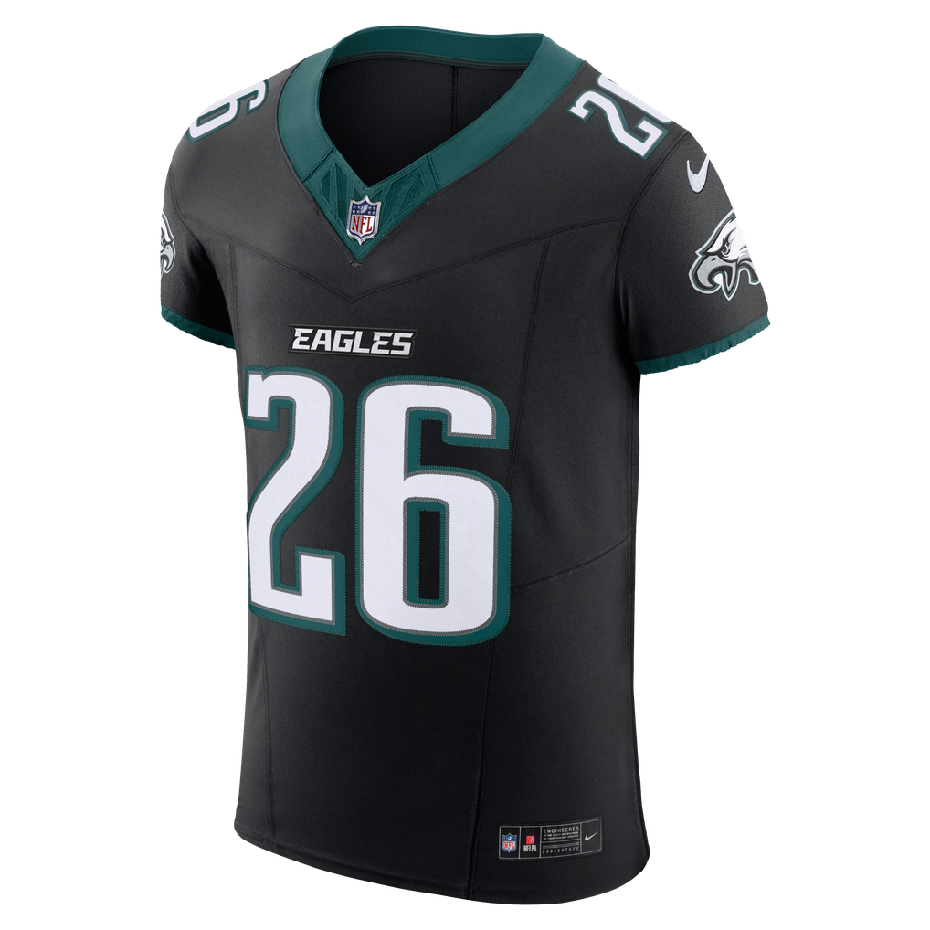 Men's Philadelphia Eagles Saquon Barkley Black Alternate Vapor F.U.S.E. Elite Jersey