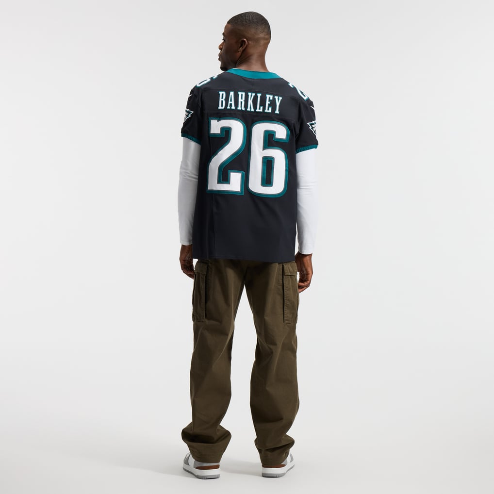 Men's Philadelphia Eagles Saquon Barkley Black Alternate Vapor F.U.S.E. Elite Jersey