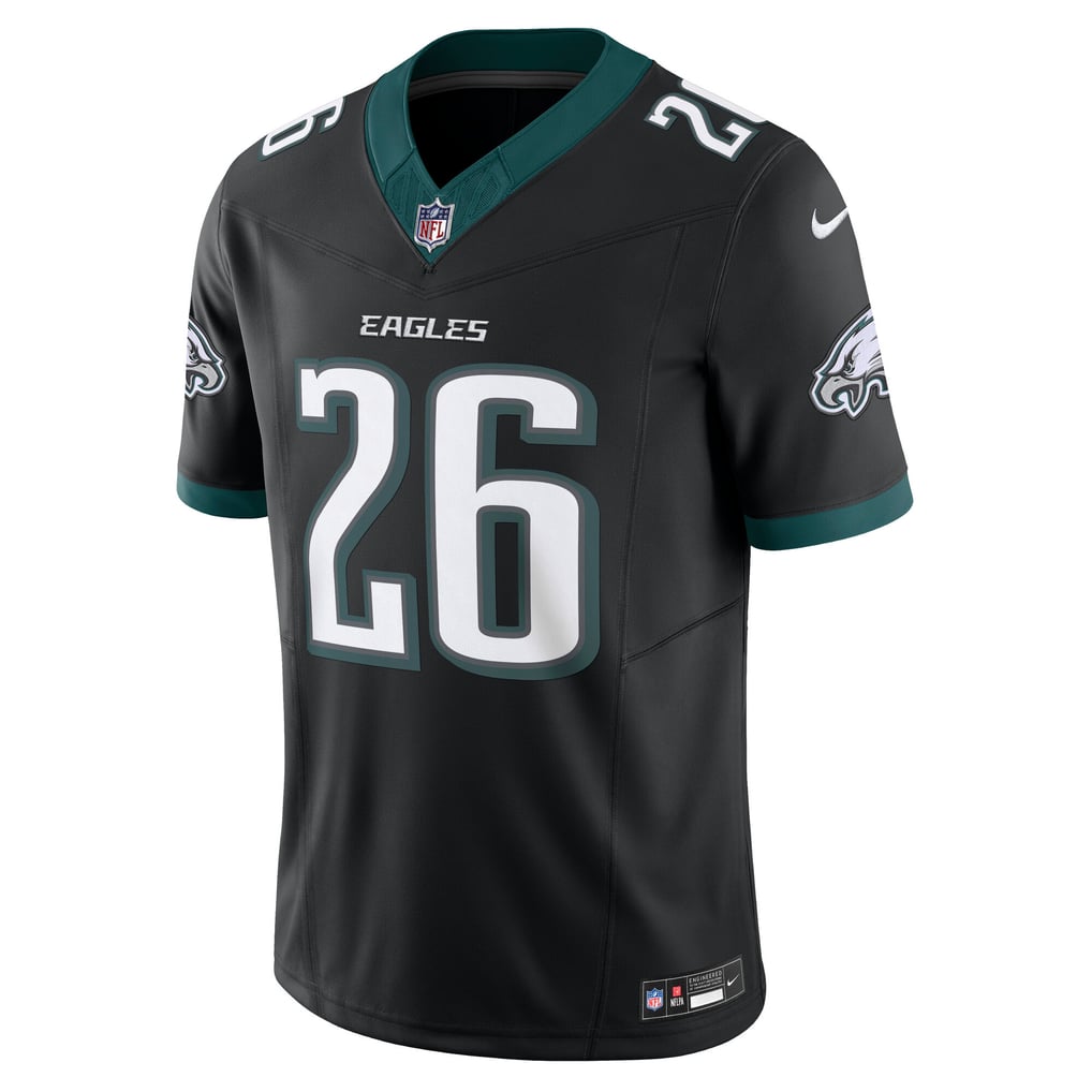 Men's Philadelphia Eagles Saquon Barkley Black Vapor F.U.S.E. Limited Jersey