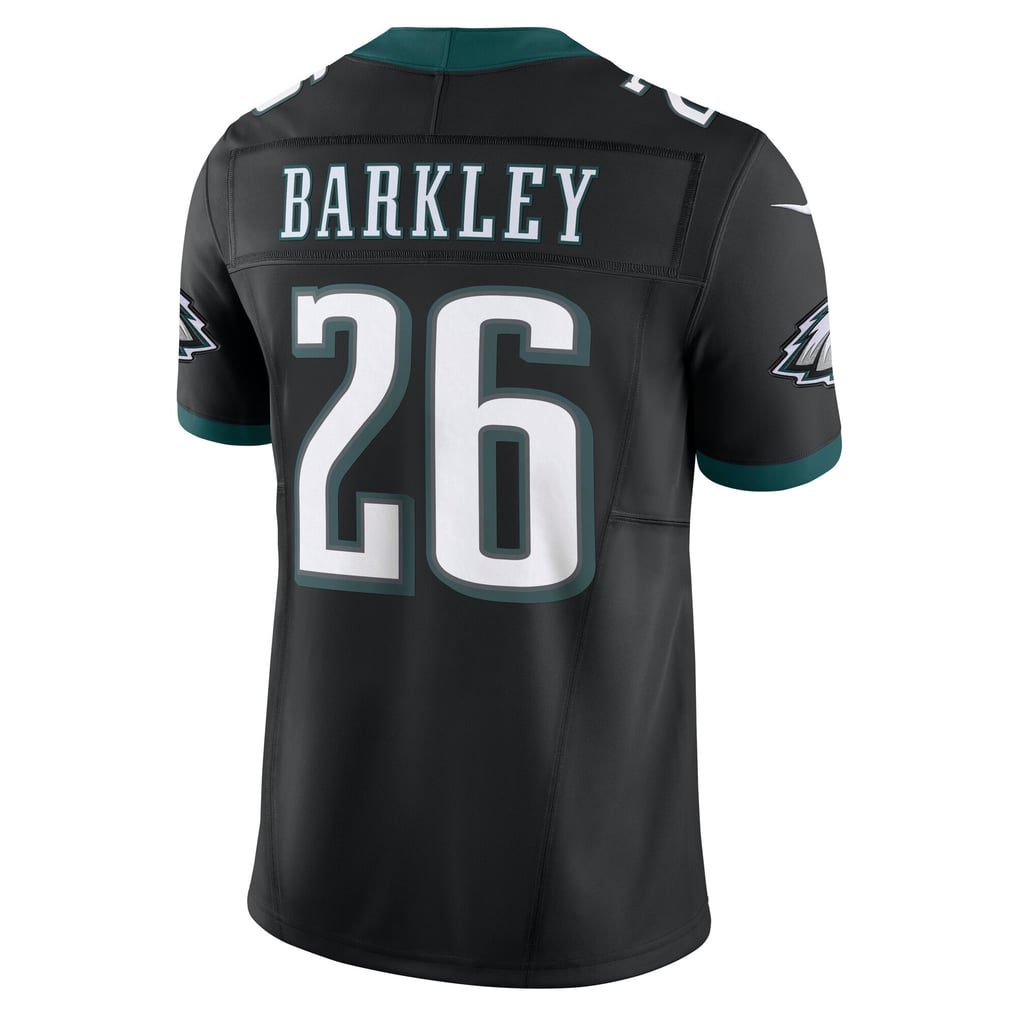Men's Philadelphia Eagles Saquon Barkley Black Vapor F.U.S.E. Limited Jersey