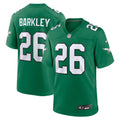 Men's Philadelphia Eagles Saquon Barkley Kelly Green Alternate Game Jersey