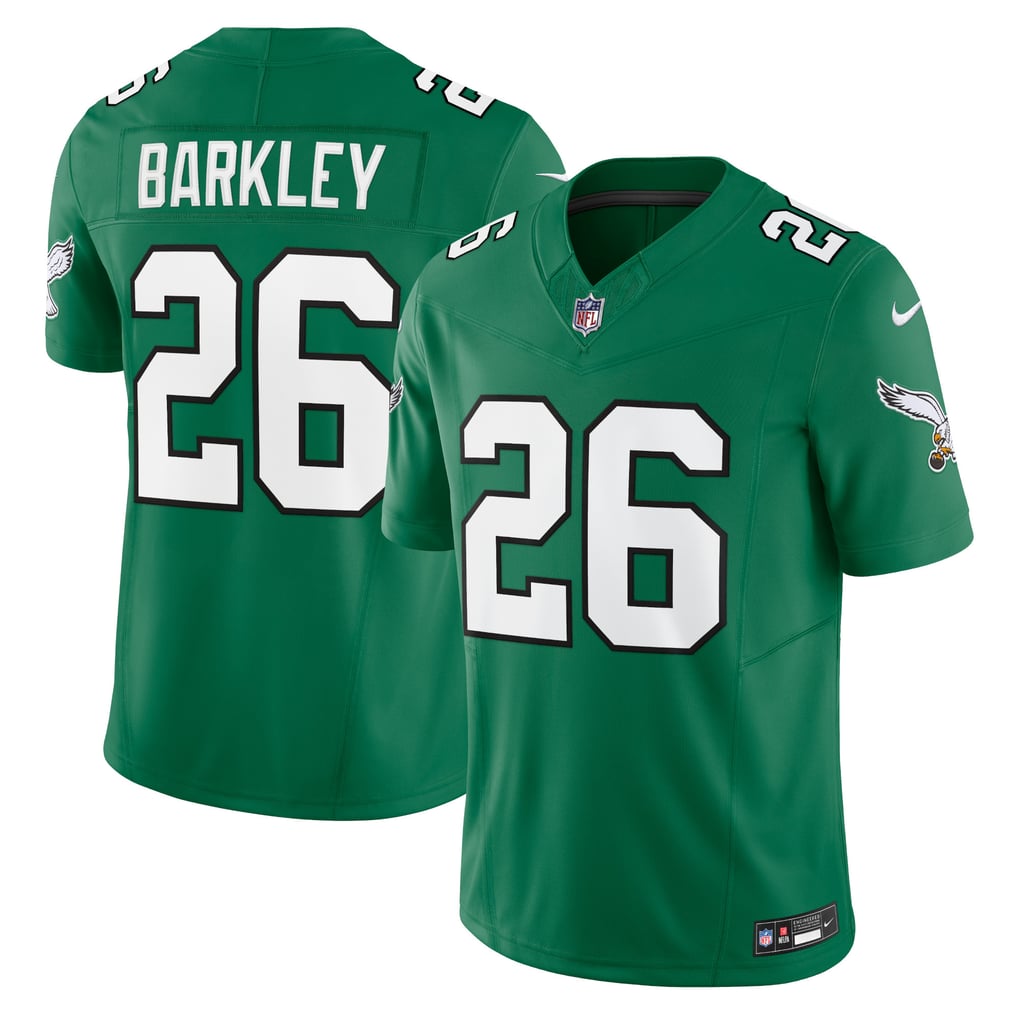 Men's Philadelphia Eagles Saquon Barkley Kelly Green Alternate Vapor F.U.S.E. Limited Jersey