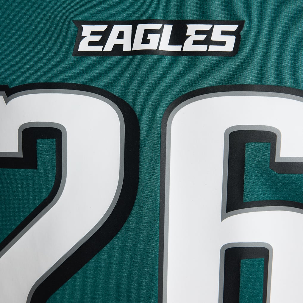 Men's Philadelphia Eagles Saquon Barkley Midnight Green Team Game Jersey
