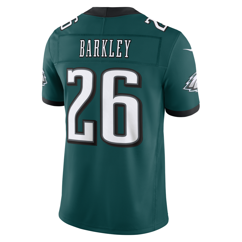 Men's Philadelphia Eagles Saquon Barkley Midnight Green Team Vapor F.U.S.E. Stitched Limited Jersey