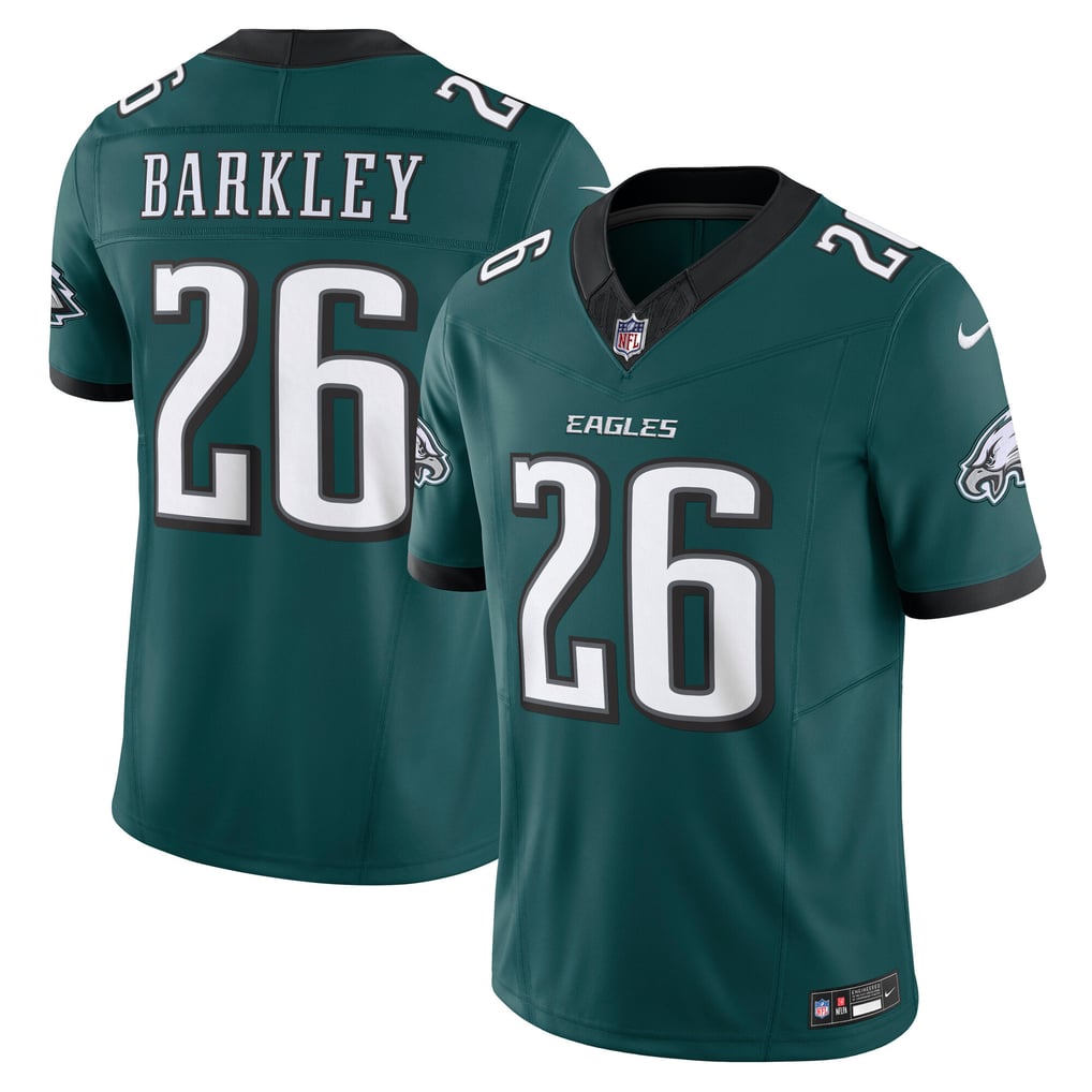 Men's Philadelphia Eagles Saquon Barkley Midnight Green Vapor F.U.S.E. Limited Jersey