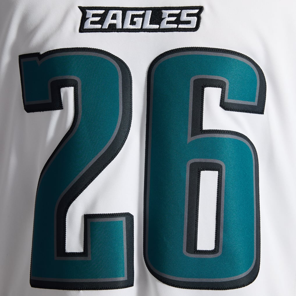 Men's Philadelphia Eagles Saquon Barkley White Vapor F.U.S.E. Stitched Limited Jersey