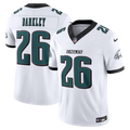 Men's Philadelphia Eagles Saquon Barkley White Vapor F.U.S.E. Stitched Limited Jersey