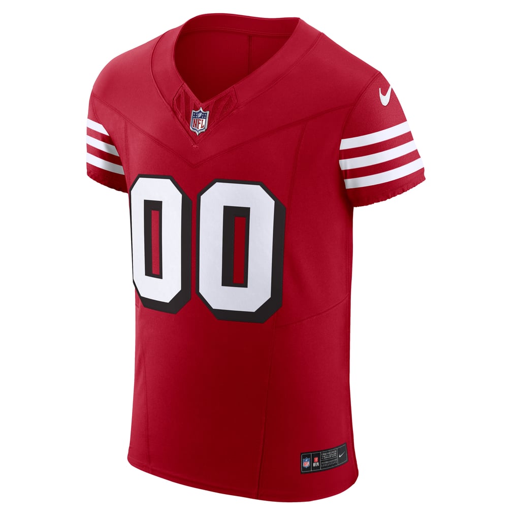Men's San Francisco 49ers Scarlet Alternate Vapor F.U.S.E. Elite Custom Jersey
