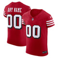 Men's San Francisco 49ers Scarlet Alternate Vapor F.U.S.E. Elite Custom Jersey