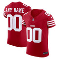 Men's San Francisco 49ers Scarlet Vapor F.U.S.E. Elite Custom Jersey