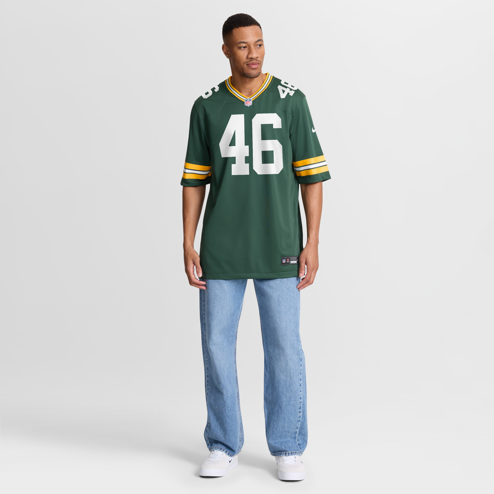 Men's Green Bay Packers Scott Daly Green Team Game Jersey