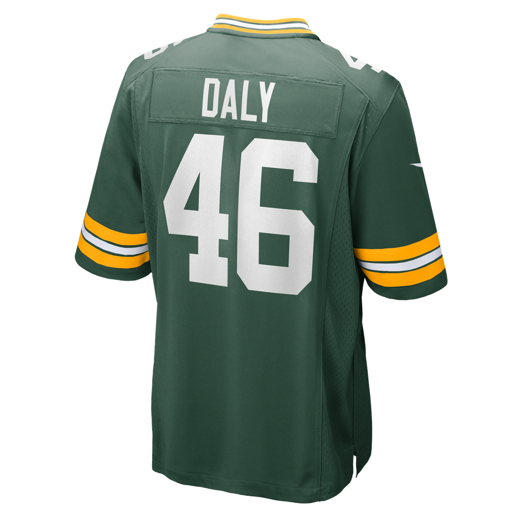 Men's Green Bay Packers Scott Daly Green Team Game Jersey