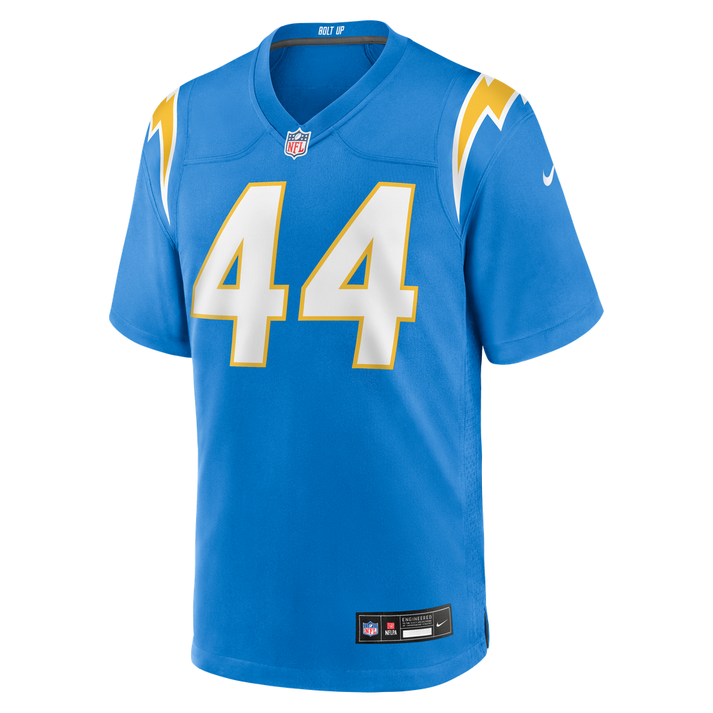 Men's Los Angeles Chargers Scott Matlock Powder Blue Team Game Jersey
