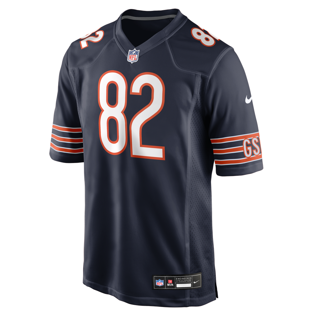 Men's Chicago Bears Scott Miller Navy Team Game Jersey