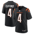 Men's Cincinnati Bengals Sean Clifford Black Team Game Jersey