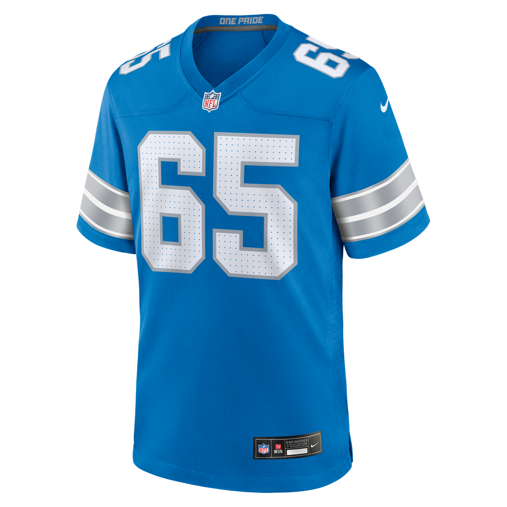 Men's Detroit Lions Seth McLaughlin Blue Team Game Jersey