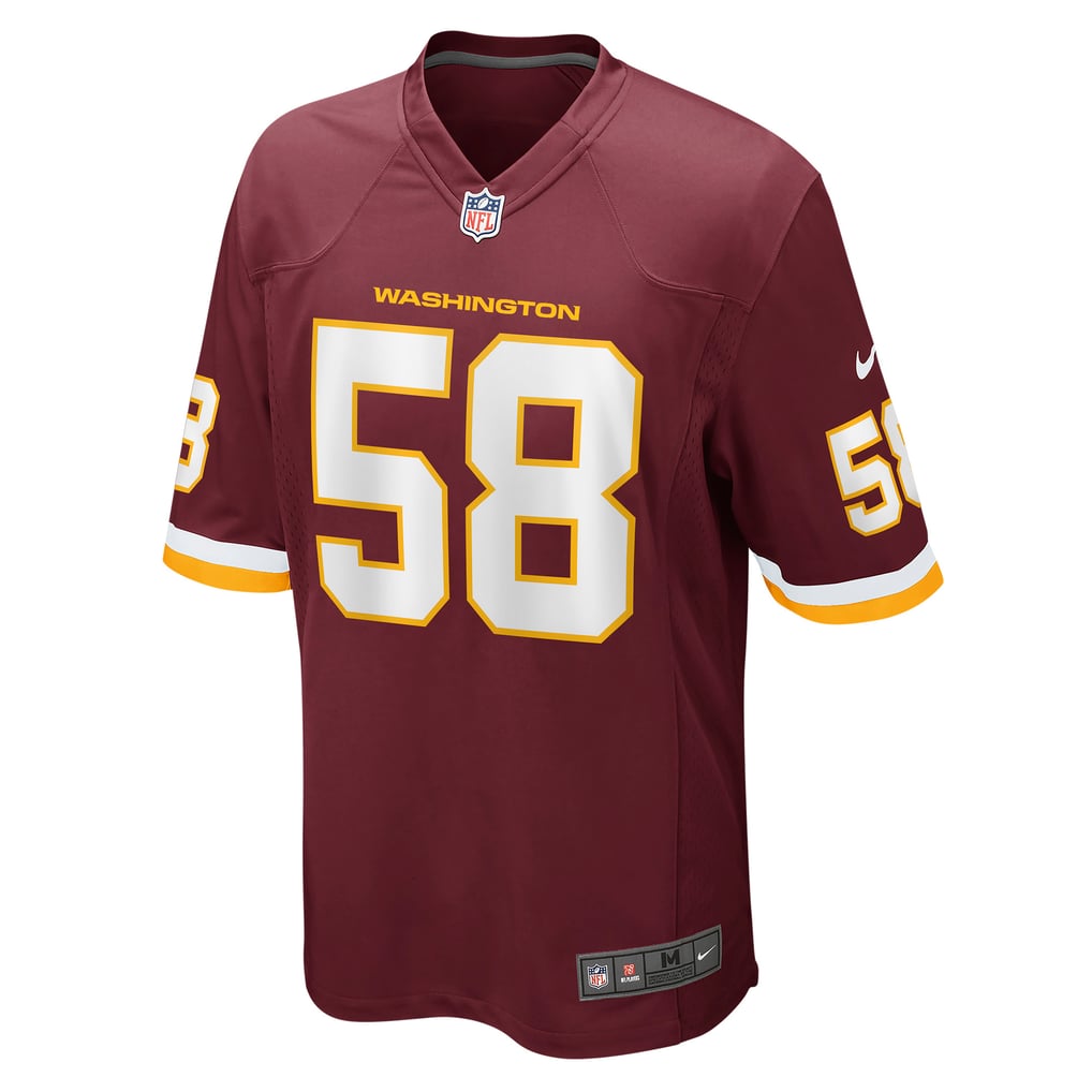 Men's Washington Football Team Shaka Toney Burgundy Game Jersey