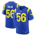 Men's Los Angeles Rams Shaun Dolac Royal Team Game Jersey