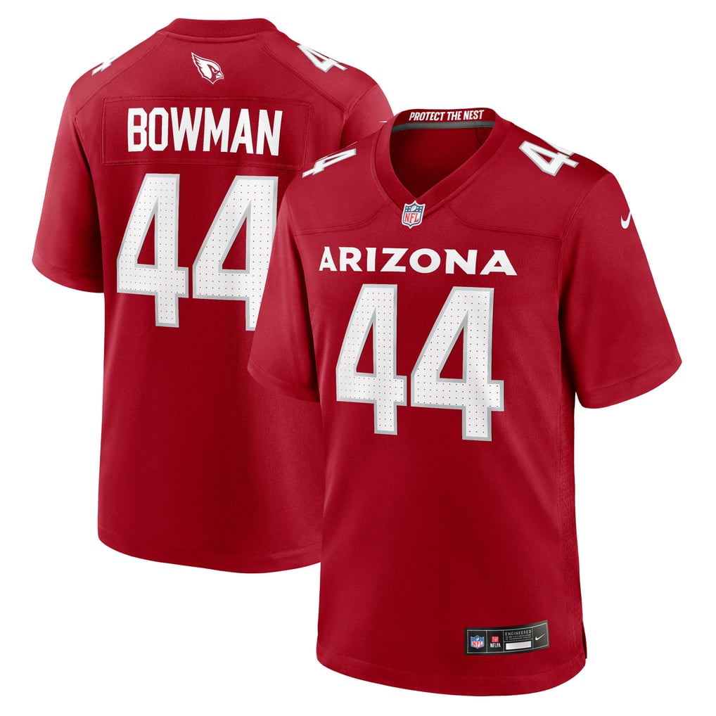 Men's Arizona Cardinals Shawn Bowman Cardinal Team Game Jersey