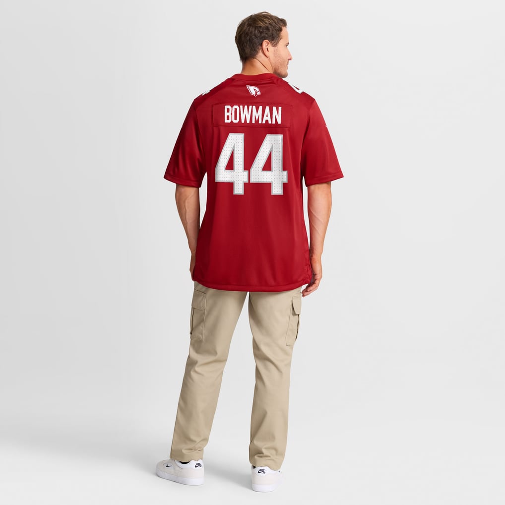 Men's Arizona Cardinals Shawn Bowman Cardinal Team Game Jersey