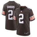 Men's Cleveland Browns Shedeur Sanders Brown Game Jersey