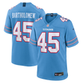 Men's Tennessee Titans Shemar Bartholomew Light Blue Team Game Jersey