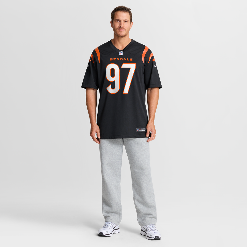 Men's Cincinnati Bengals Shemar Stewart Black Team Game Jersey