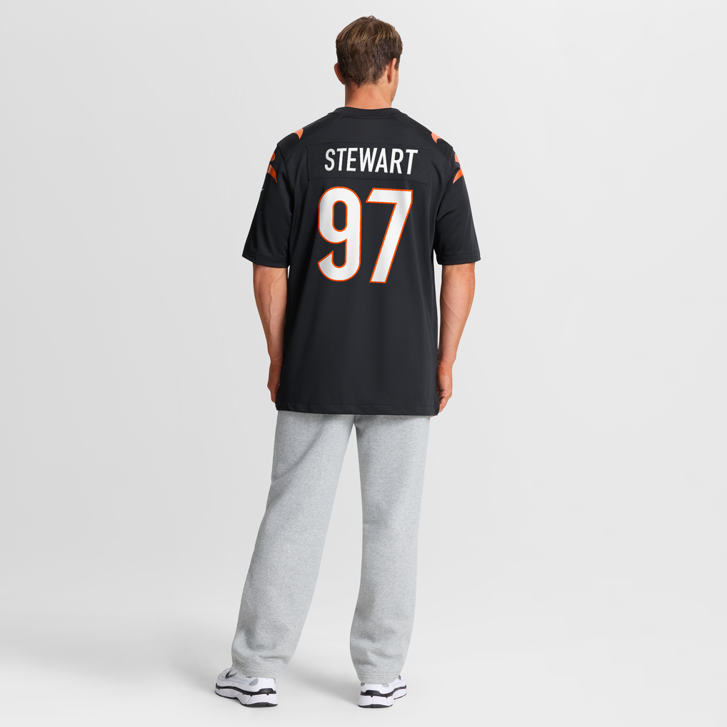 Men's Cincinnati Bengals Shemar Stewart Black Team Game Jersey