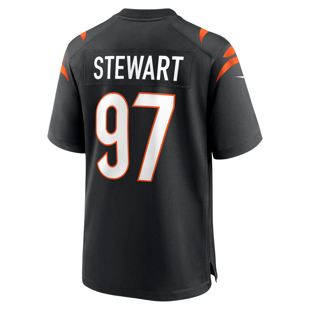 Men's Cincinnati Bengals Shemar Stewart Black Team Game Jersey