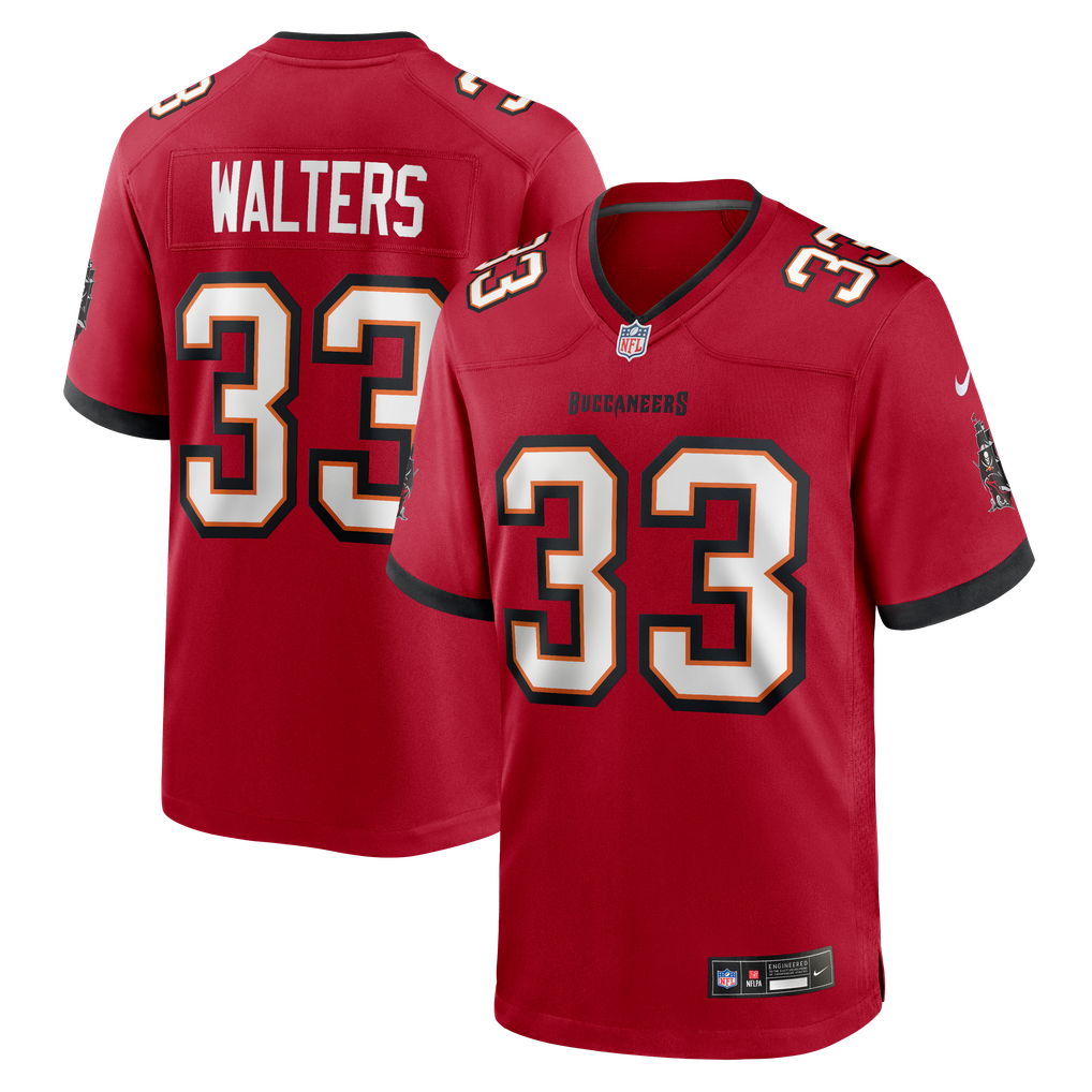 Men's Tampa Bay Buccaneers Silas Walters Red Team Game Jersey