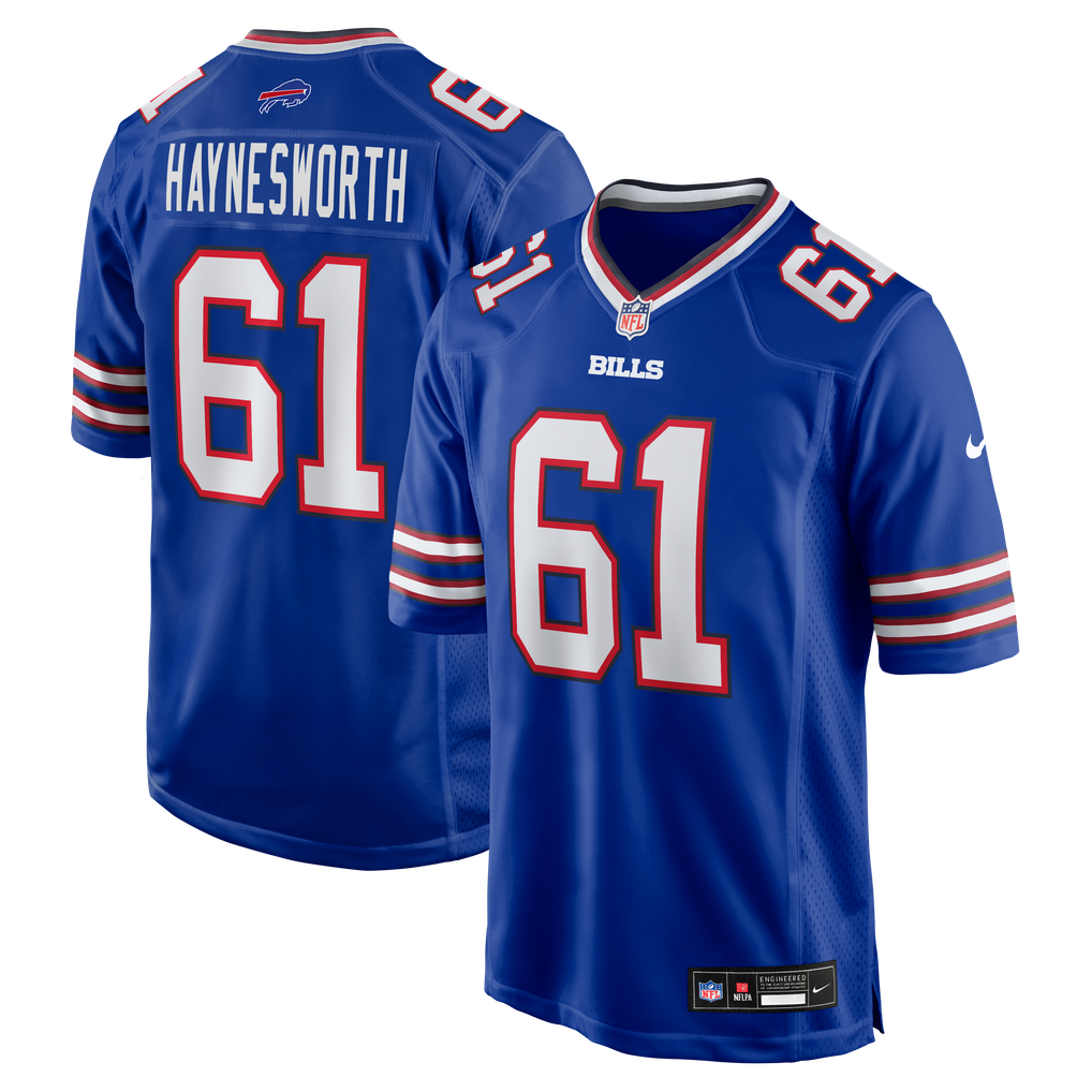 Men's Buffalo Bills Sincere Haynesworth Royal Team Game Jersey