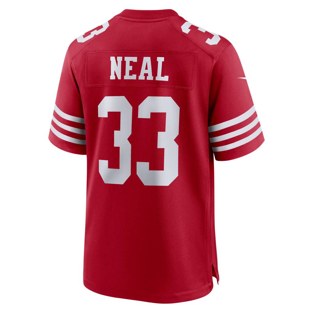 Men's San Francisco 49ers Siran Neal Scarlet Team Game Jersey