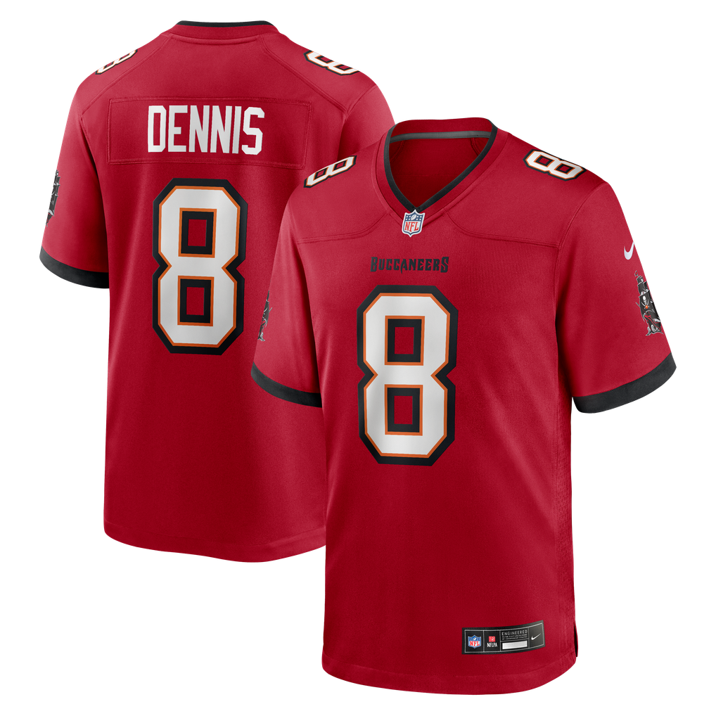 Men's Tampa Bay Buccaneers SirVocea Dennis Red Game Jersey