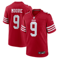 Men's San Francisco 49ers Skyy Moore Scarlet Team Game Jersey