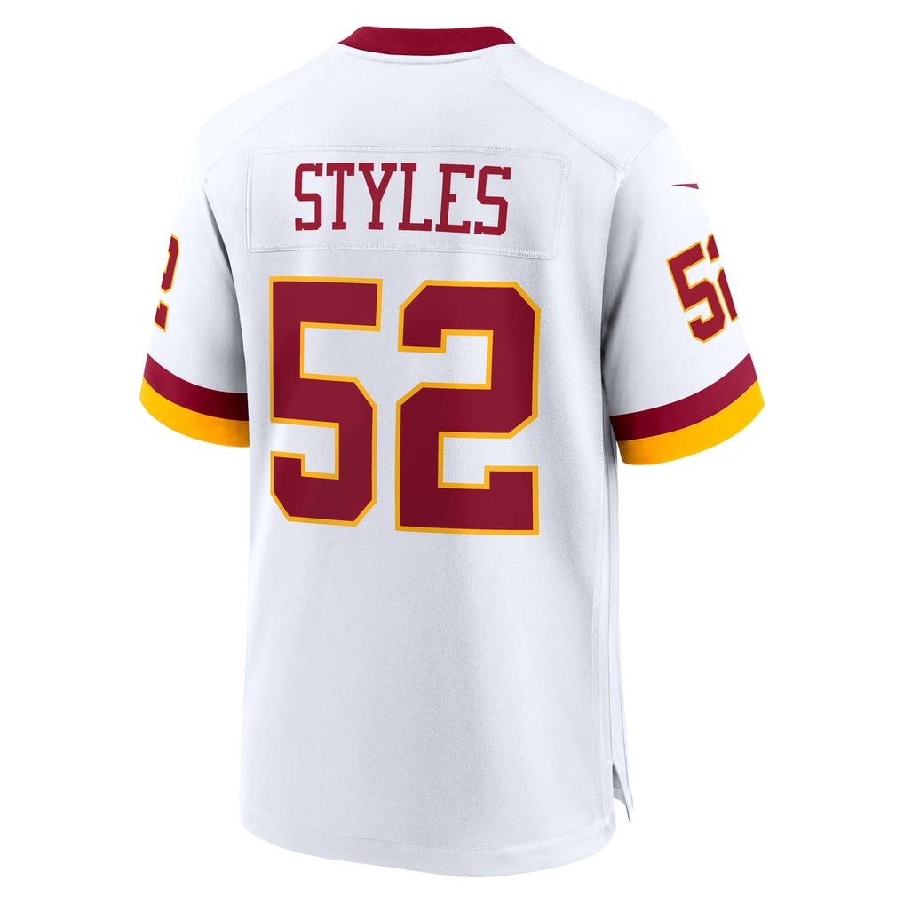 Men's Washington Commanders Sonny Styles White Game Super Bowl Era Jersey