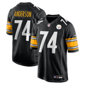 Men's Pittsburgh Steelers Spencer Anderson Black Game Jersey