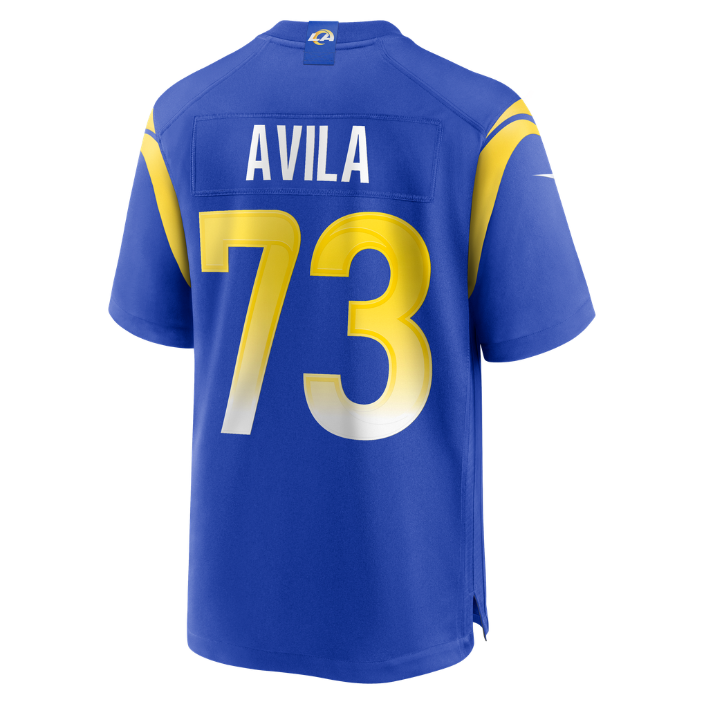 Men's Los Angeles Rams Steve Avila Royal Home Game Jersey