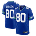 Men's Seattle Seahawks Steve Largent Royal Throwback Retired Player Game Jersey