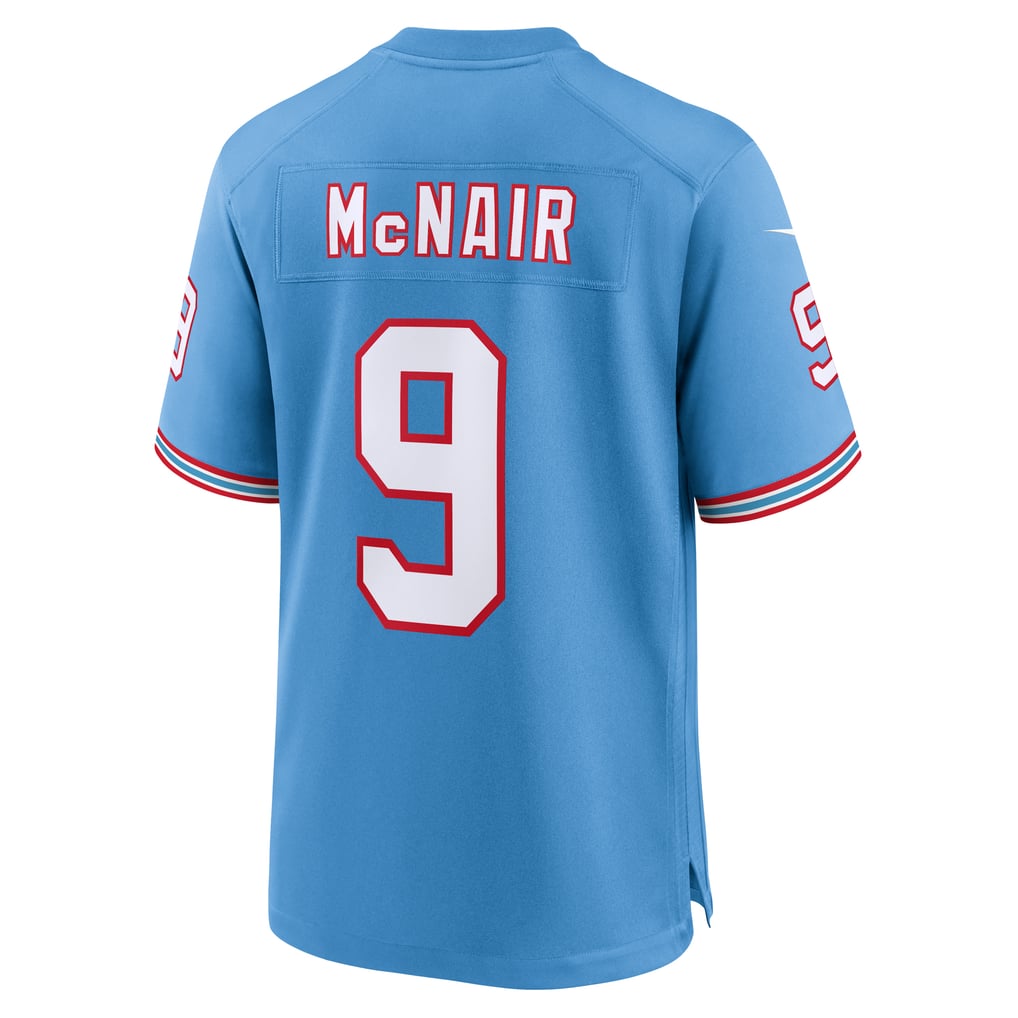 Men's Tennessee Titans Steve McNair Light Blue Retired Player Alternate Game Jersey