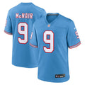 Men's Tennessee Titans Steve McNair Light Blue Retired Player Alternate Game Jersey