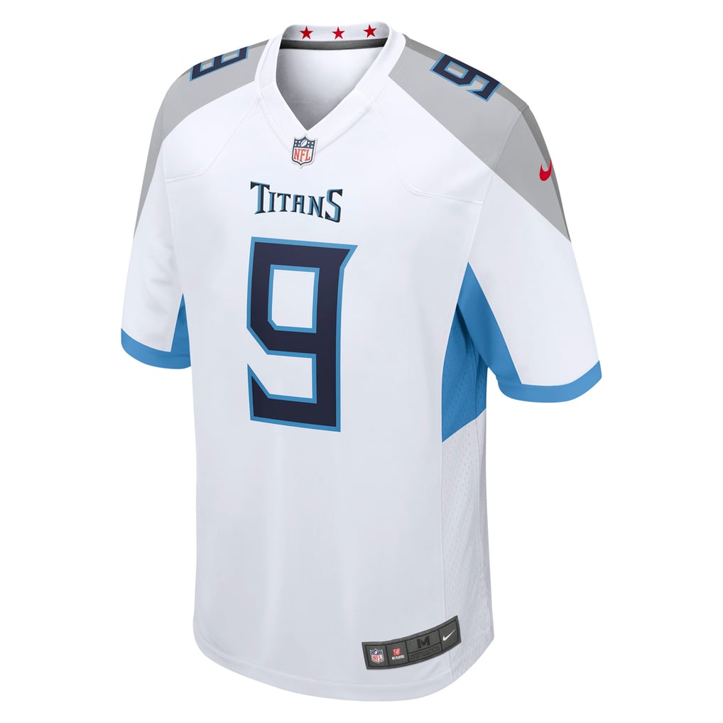 Men's Tennessee Titans Steve McNair White Retired Player Game Jersey