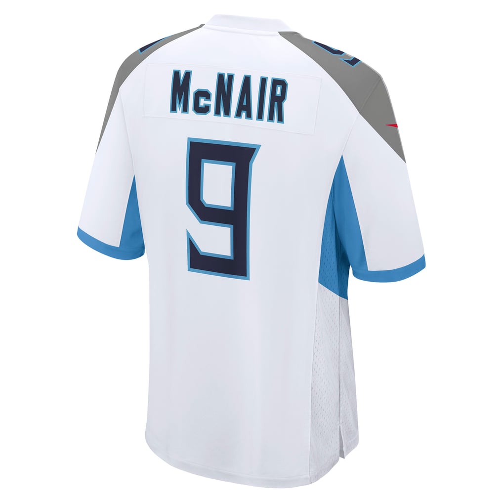 Men's Tennessee Titans Steve McNair White Retired Player Game Jersey