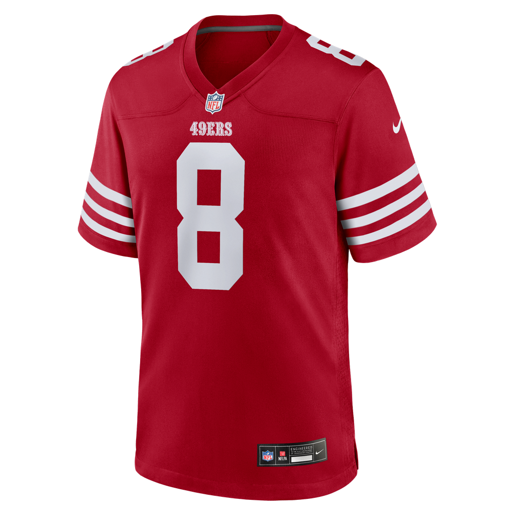 Men's San Francisco 49ers Steve Young Scarlet Retired Player Game Jersey