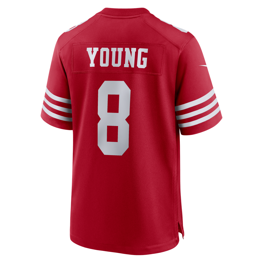 Men's San Francisco 49ers Steve Young Scarlet Retired Player Game Jersey