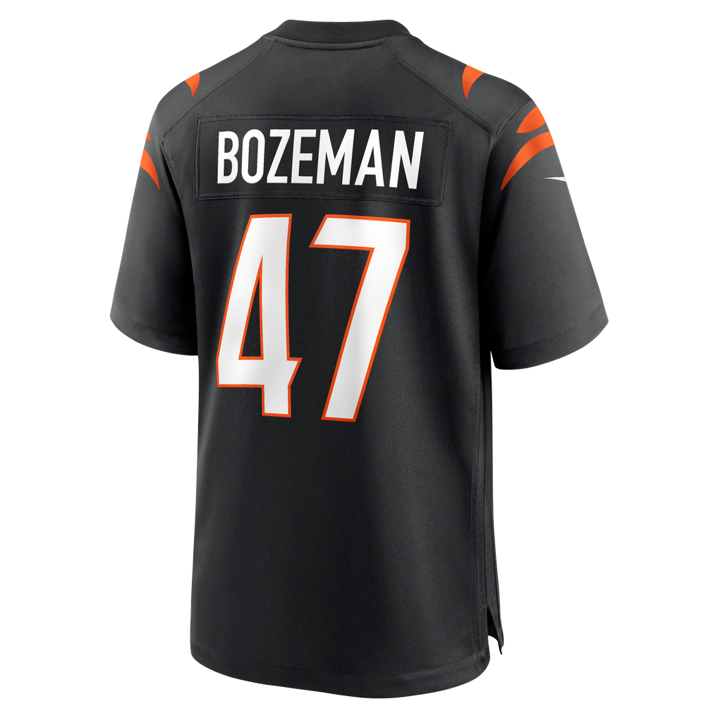 Men's Cincinnati Bengals Swayze Bozeman Black Team Game Jersey