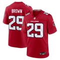 Men's Atlanta Falcons Sydney Brown Red Team Game Jersey