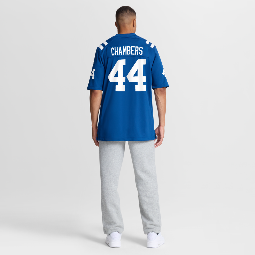 Men's Indianapolis Colts Tahj Chambers Royal Team Game Jersey